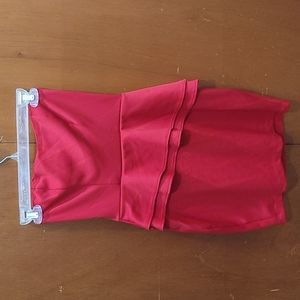 WetSeal Strapless Red Dress!!